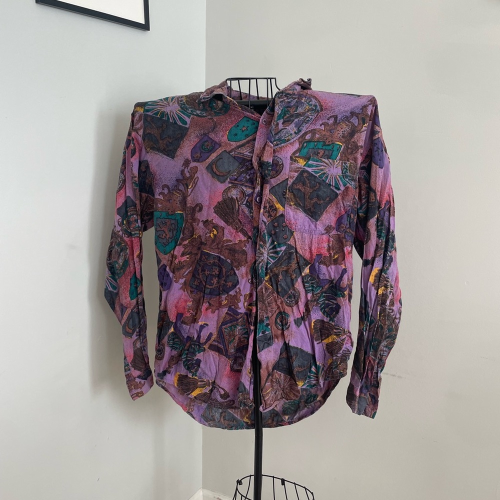Vintage Multicolor Men's Shirt